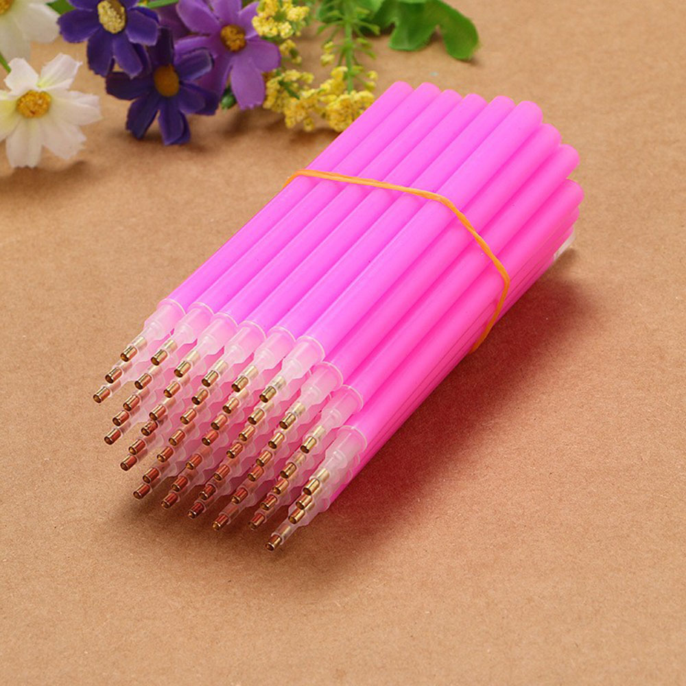 Embroidery Service - 卸売 50/100 個プラスチックダイヤモンド塗装ペンポイントドリルツール正方形ラウンドドリル刺繍モザイク DIY ハンドクラフトツール