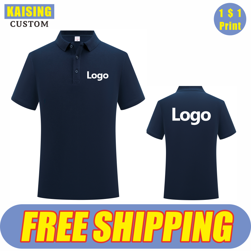 Embroidery Uniform - 男性と女性のための純綿のサマーポロシャツ,カスタムロゴ,プリント,個人的なデザイン,刺clothing,S-4X