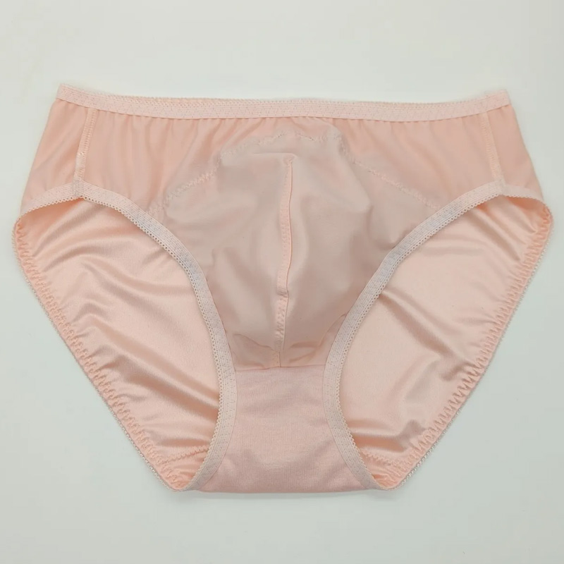 Embroidery Underwear - メンズレース刺繍ピンクブリーフライブショーダンス下着DJクラブパンティーポールダンスブリーフ