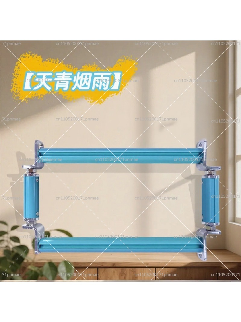 Embroidery Frame - アルミ合金製クロスステッチ枠（8cmサイドポール付き）、家庭用刺繍プロジェクト用生地縫製ツール