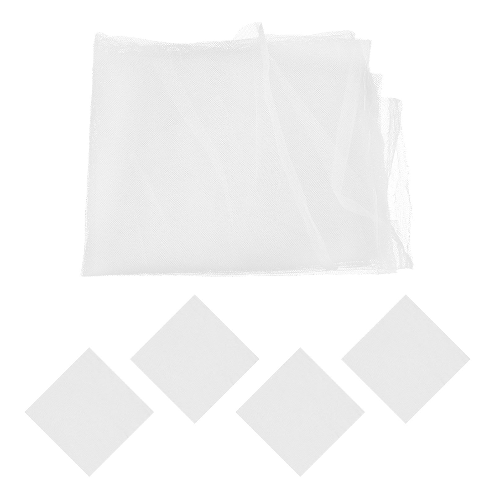 Felt Sheet Wool - 5枚入り ウェットフェルトメッシュネット ウール用 32x32cm 正方形シート 厚さ1mm