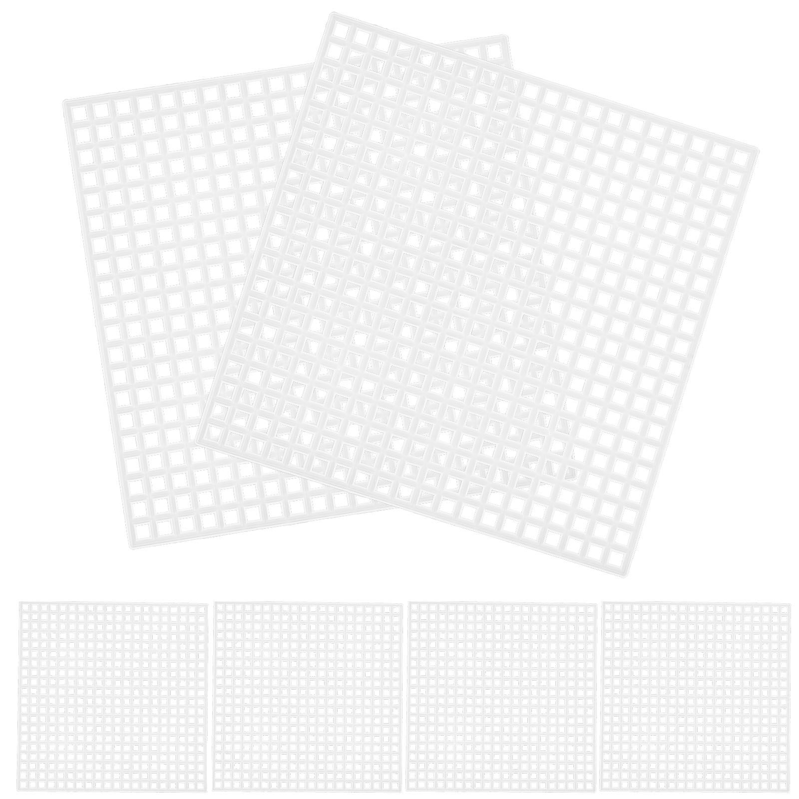 Embroidery Uniform - 10枚 8x8cm 正方形メッシュシート 耐久性のあるプラスチック製 DIY ベースボード