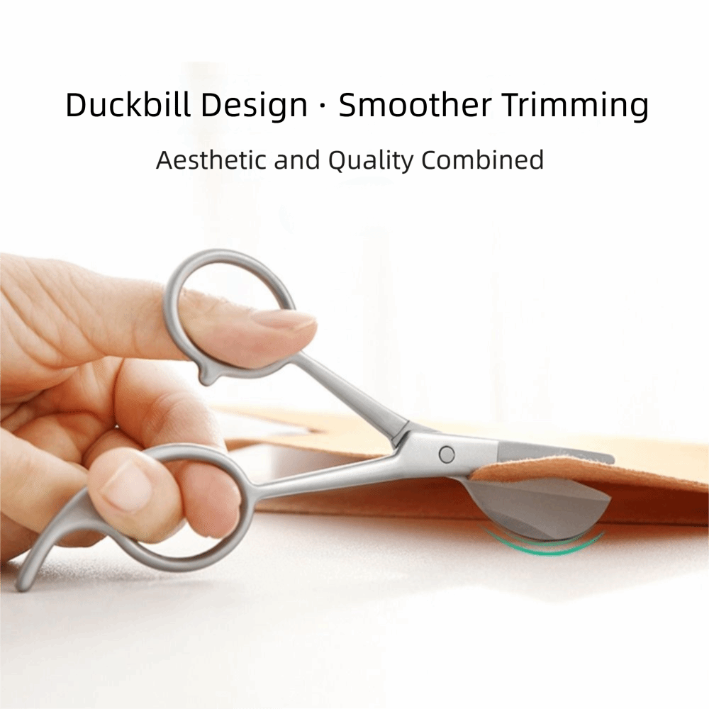 Embroidery Scissors Small - ステンレス鋼カーペットトリマーはさみ多機能ミニポータブル縫製刺繍はさみ頑丈で鋭いダックビルはさみ