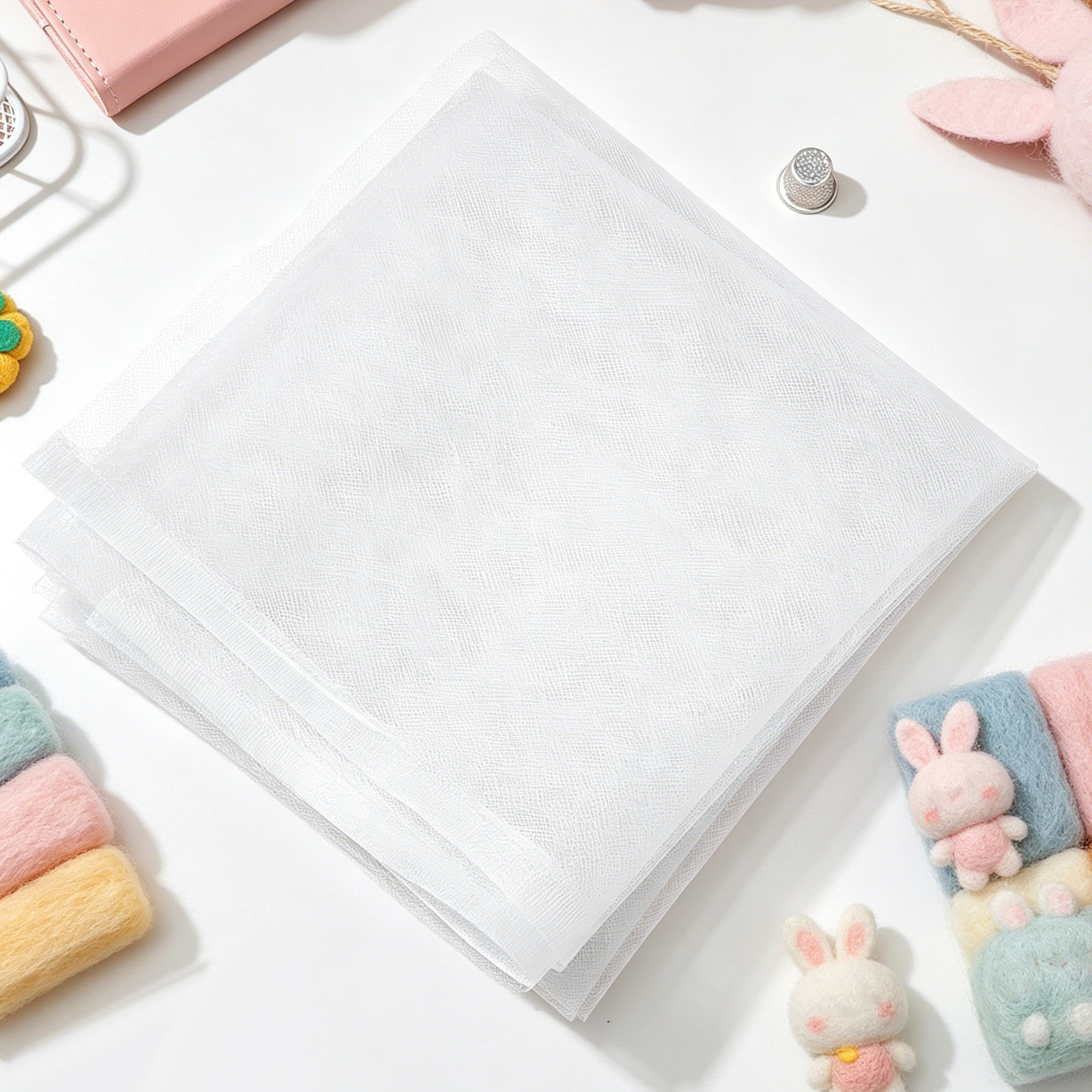 5枚入り ウェットフェルトメッシュネット ウールフェルトメッ - Felt Sheet Wool のレビューと価格