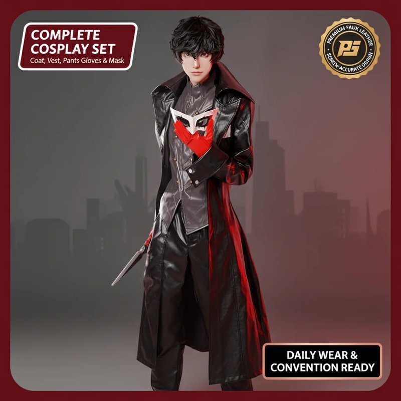 COSAnime ペルソナ 3 マコトユキ コスプレ衣装ウィ - Embroidery Uniform のレビューと価格
