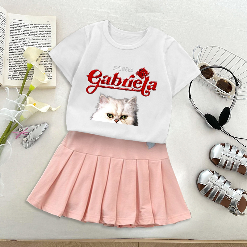 ファッションK-POP K-KATSEYE Tシャツプリーツ - Embroidery Dress のレビューと価格