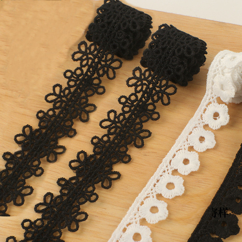 5Y 刺繍黒白ミルクシルク水溶性レース生地 DIY 下着ロリ - Embroidery Underwear のレビューと価格