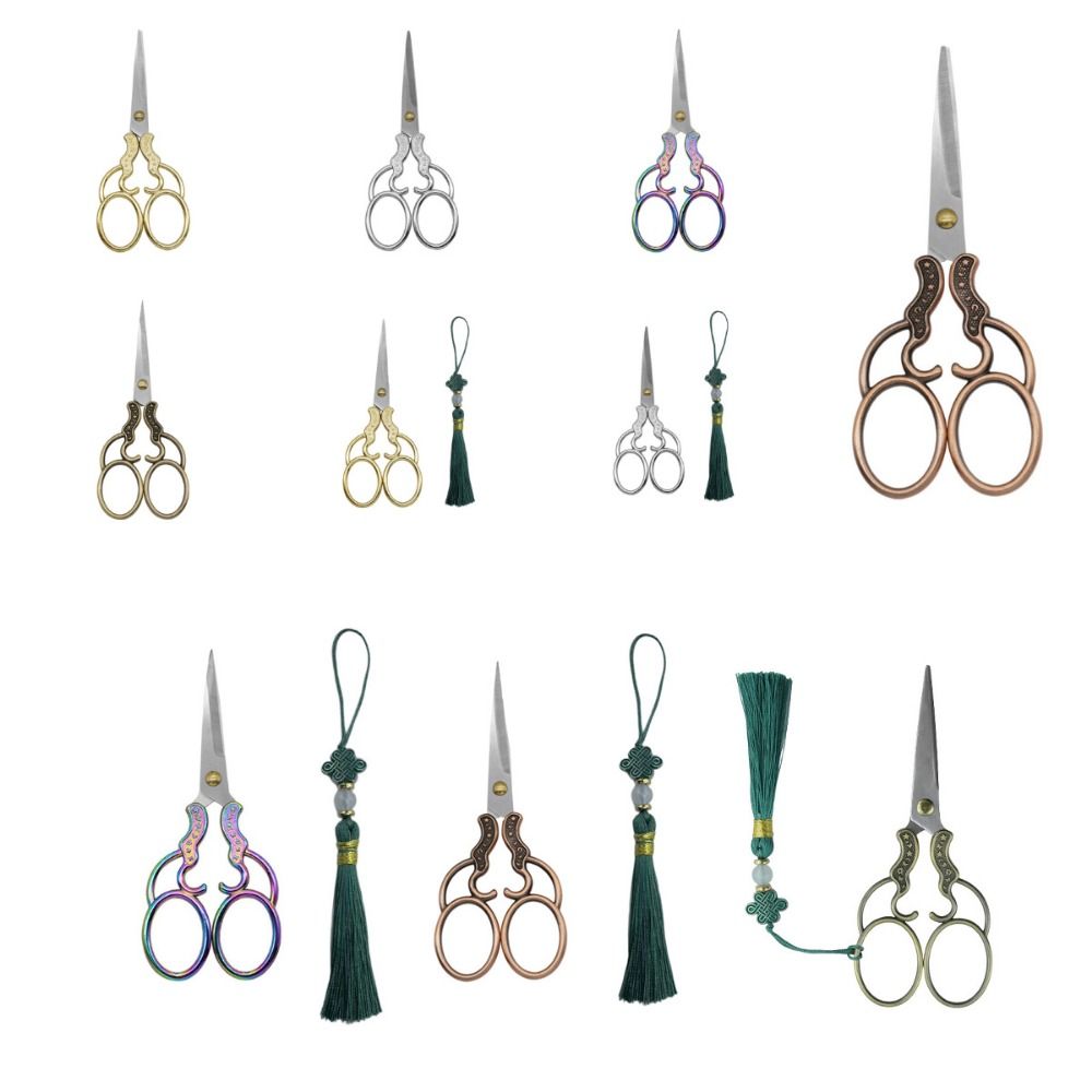 かわいい亜鉛合金刺繍はさみヴィンテージ小さな裁縫はさみ花柄グ - Embroidery Scissors Small のレビューと価格