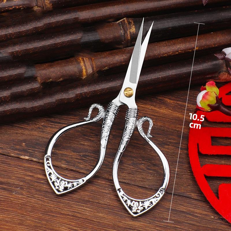 小さなアンティーク刺scissorsはさみ、レトロクロスステ - Embroidery Scissors Small のレビューと価格