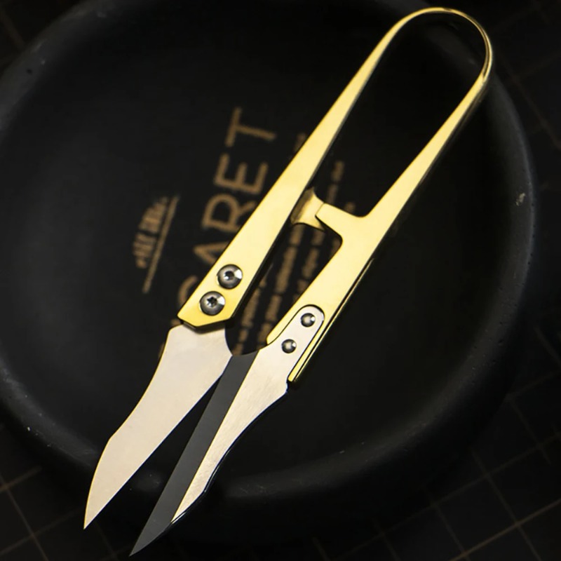 真鍮製小型はさみ、革用小型糸切りはさみ、DIY手芸革裁断、手 - Embroidery Scissors Small のレビューと価格