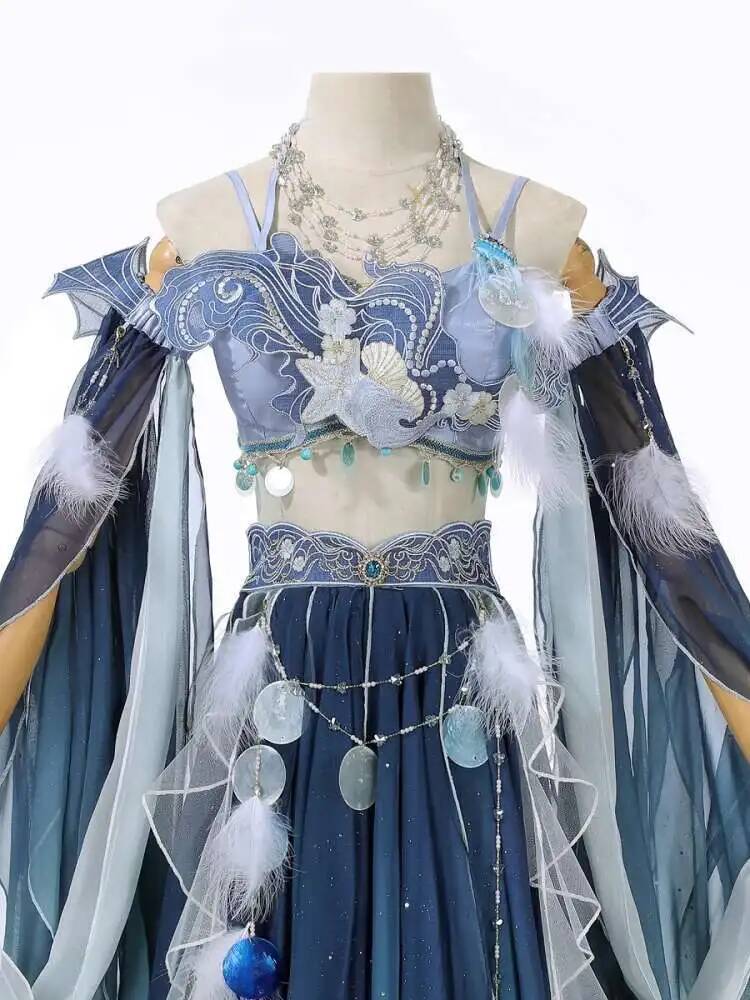 エキゾチックなブルードレス重い刺繍漢要素妖精春夏西洋風古代衣 - Embroidery Dress のレビューと価格