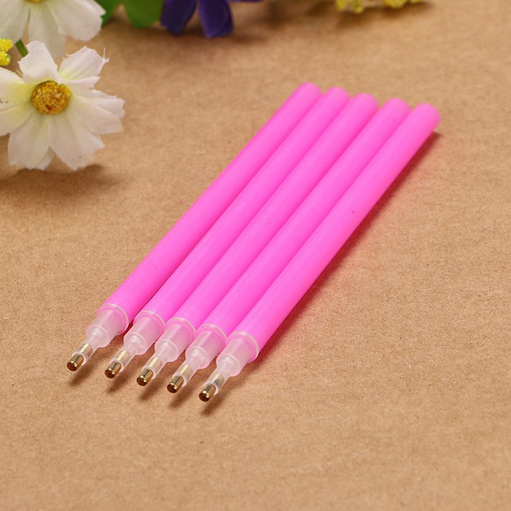 卸売 50/100 個プラスチックダイヤモンド塗装ペンポイン - Embroidery Service のレビューと価格