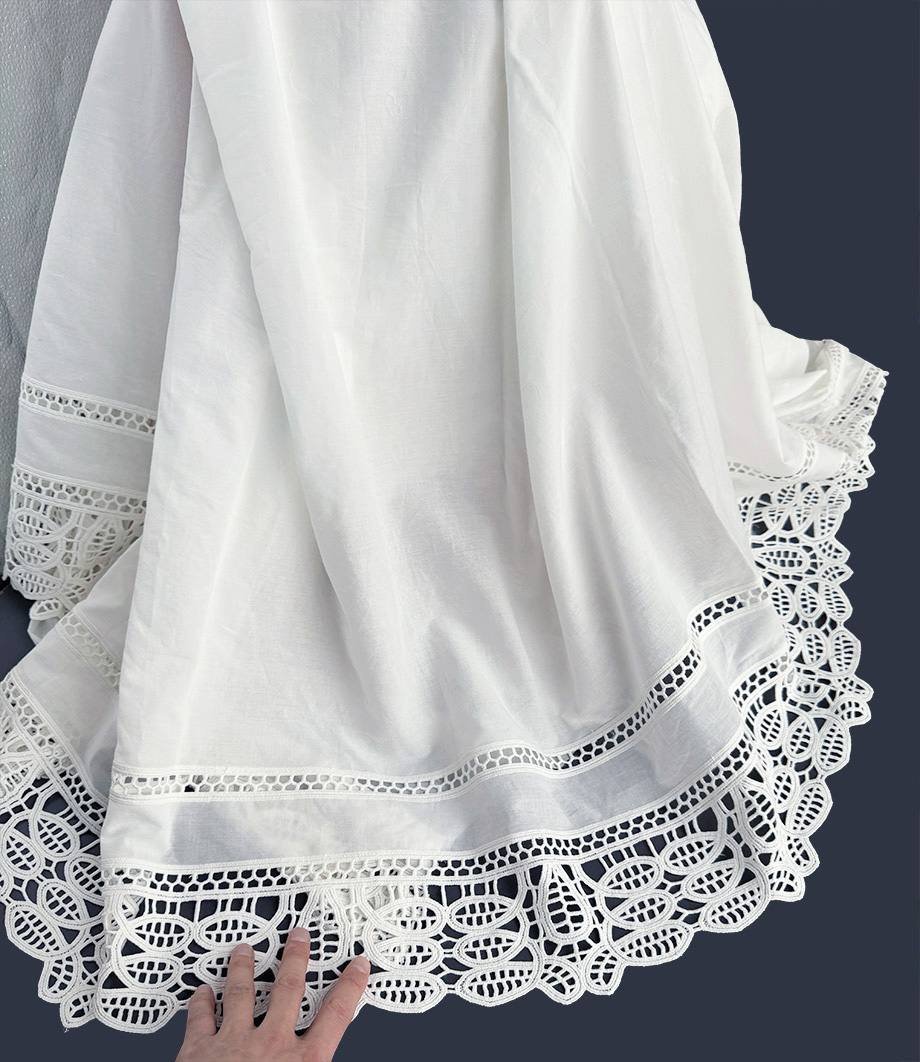 オリジナルエジプト綿 100% 刺繍レースソフトクリーンドバ - Embroidery In Egypt のレビューと価格