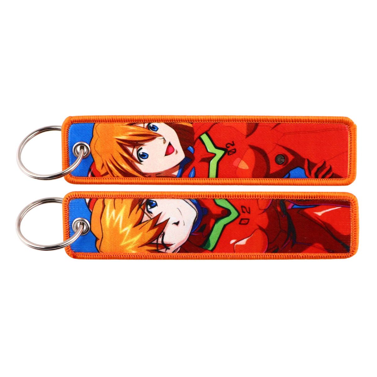 アニメ EVA 刺繍キーフォブクールキータグキーホルダー女性 - Embroidery Keychain のレビューと価格