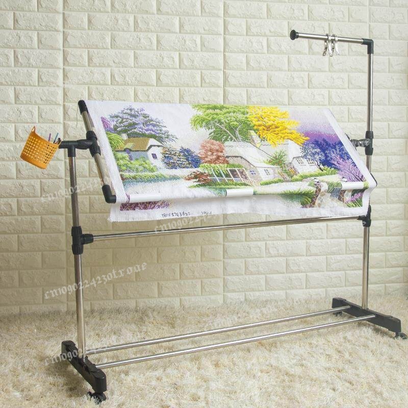 調整可能なクロスステッチフレームスタンド、大型刺繍枠ホルダー - Embroidery Frame のレビューと価格