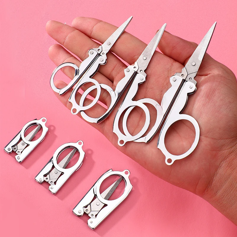 刺繍はさみ糸テーラーはさみ鋭い刃緊急ミニ折りたたみ折りたたみ - Embroidery Scissors Small のレビューと価格