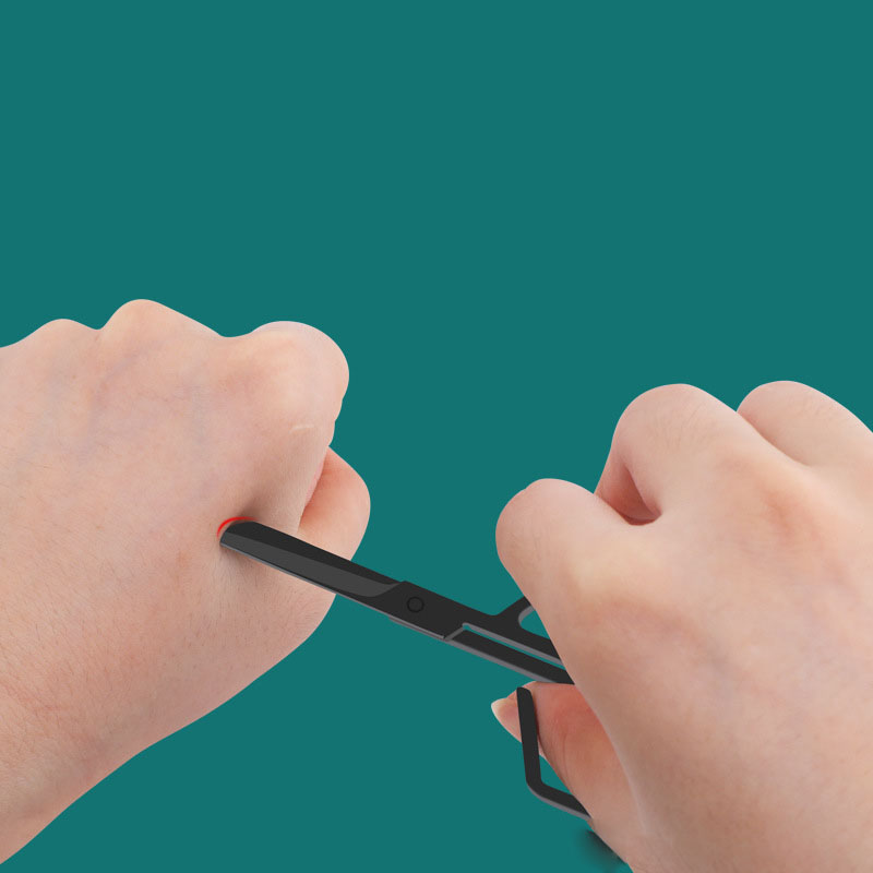 ヴィンテージはさみ,1ピース,黒,銀,不規則なカット,ステン - Embroidery Scissors Small のレビューと価格