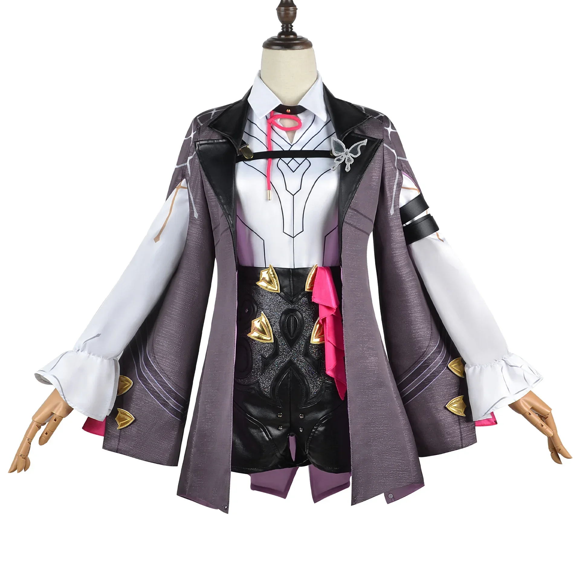 Honkai スターレールカフカコスプレゴシック刺繍ドレス  - Embroidery Outfit のレビューと価格