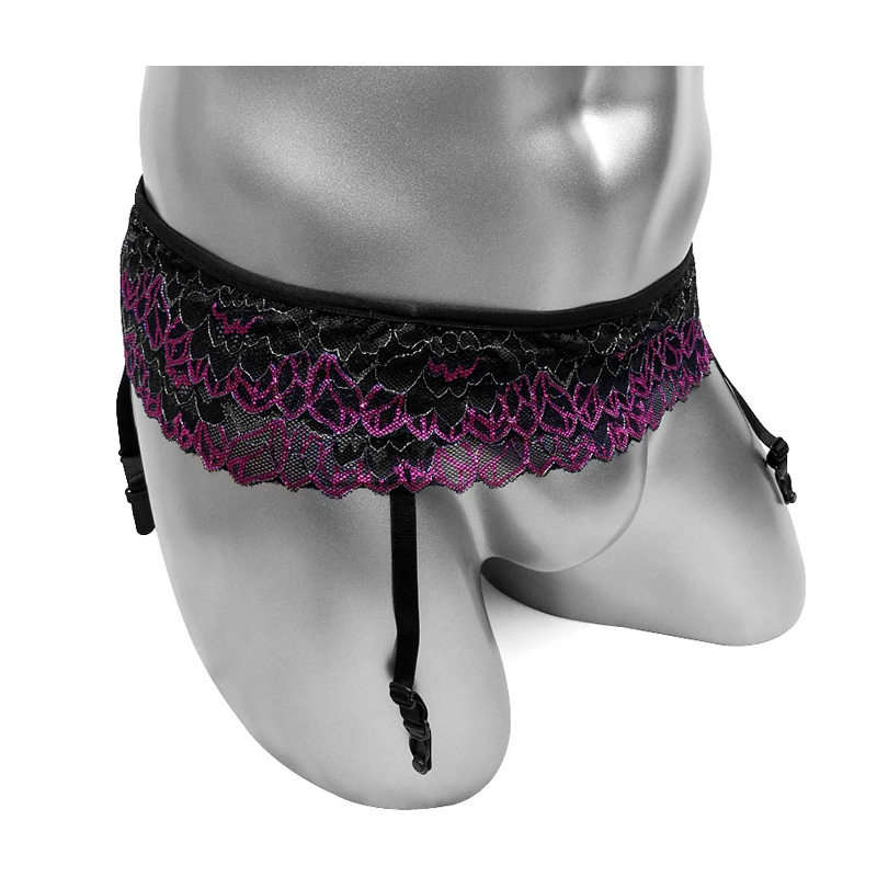 ファッションセクシーなサスペンダー弱虫ドレスシアーレース刺繍 - Embroidery Underwear のレビューと価格