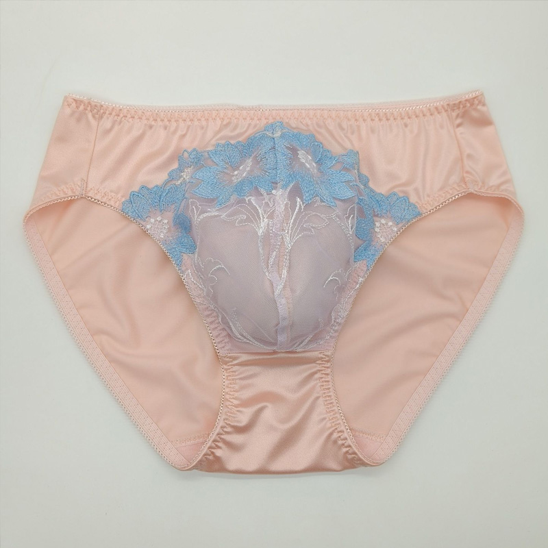 メンズレース刺繍ピンクブリーフライブショーダンス下着DJクラ - Embroidery Underwear のレビューと価格