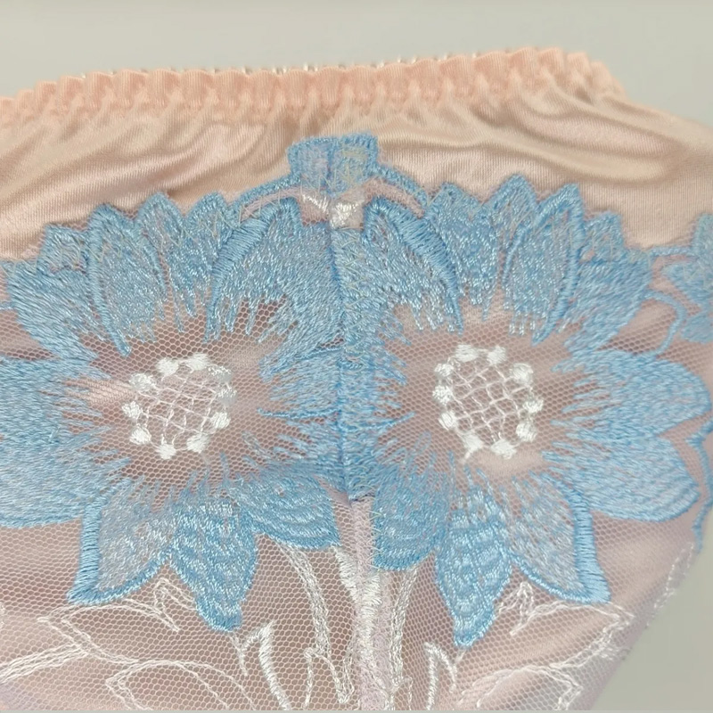 メンズレース刺繍ピンクブリーフライブショーダンス下着DJクラ - Embroidery Underwear のレビューと価格