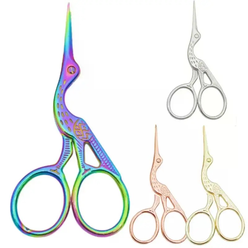 クレーンマウスシザー レトロクロスステッチ アンティークブラ - Embroidery Scissors Small のレビューと価格