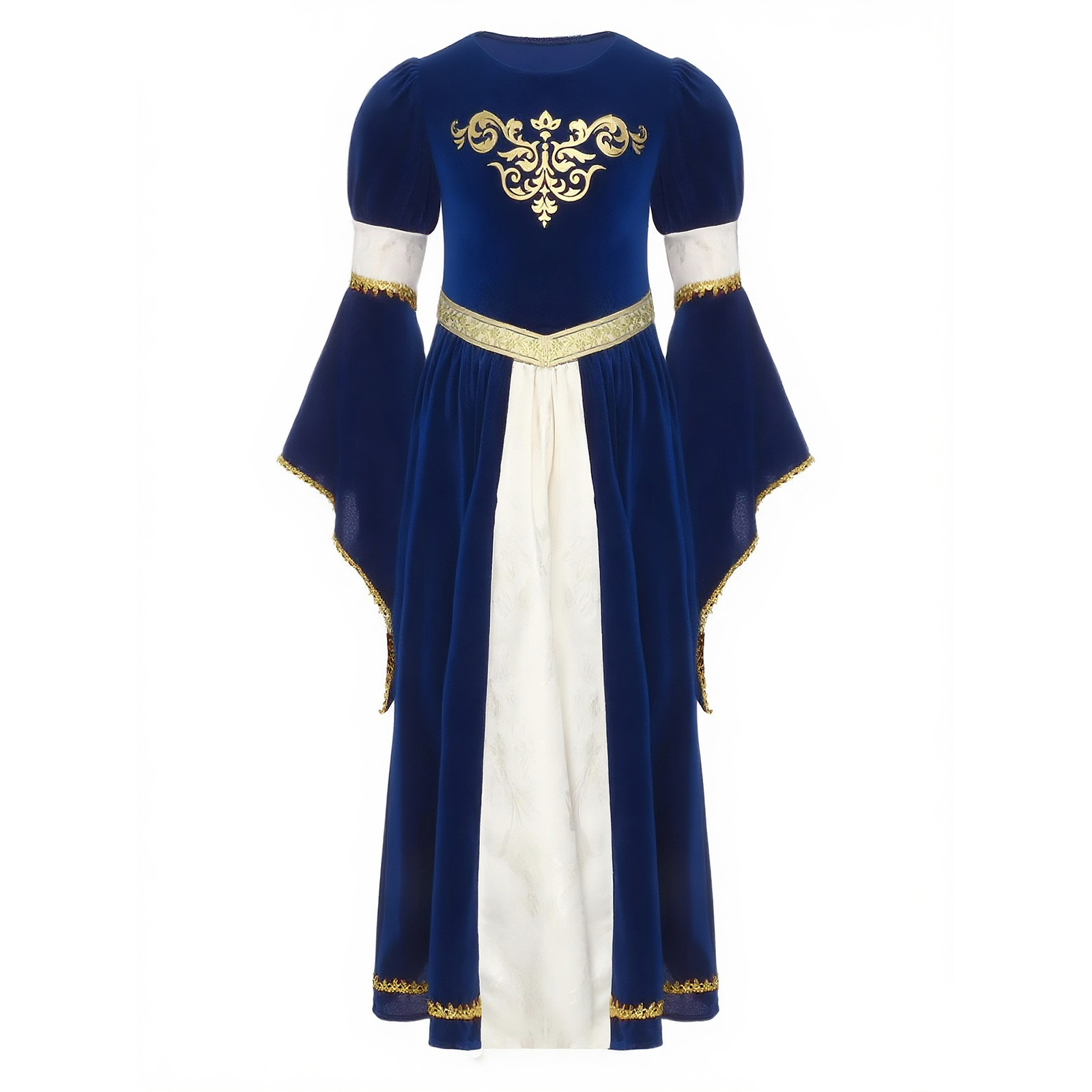 女の子中世プリンセス/ビクトリア朝の女王ハロウィンコスプレ衣 - Embroidery Dress のレビューと価格