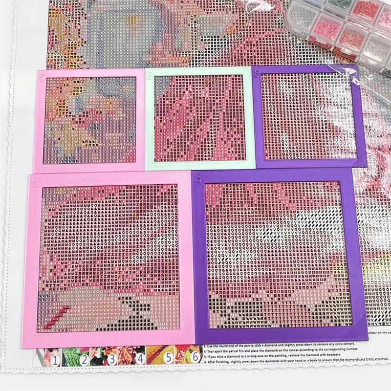 2個入り クロスステッチDIYアクセサリー 再利用可能な位置 - Embroidery Frame のレビューと価格