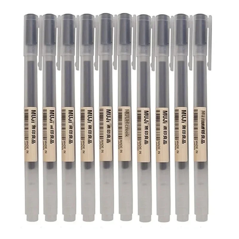 素敵なMUJIゲルペン黒/赤/青0.38/0.5mmインク日 - Muji Stationery Gel Pen のレビューと価格