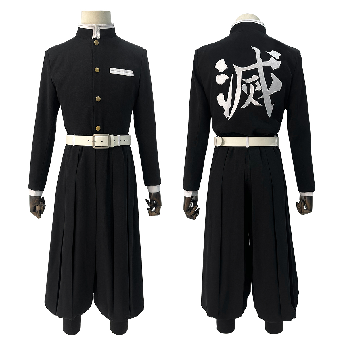 HOLOUN アニメ富岡義勇伊黒小芭内コスプレ衣装ゴールデン - Embroidery Uniform のレビューと価格
