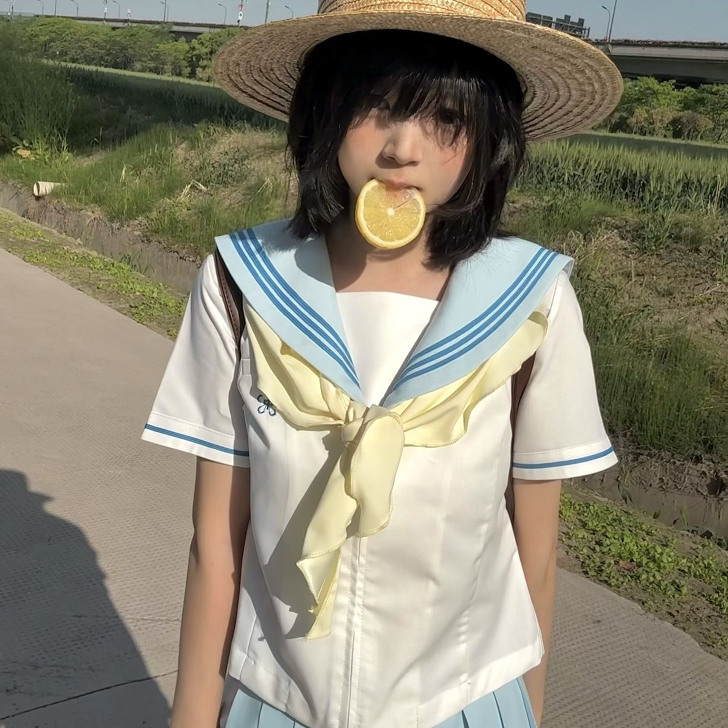 MAGOGOオリジナル 日本JKセーラー服スカートセット 夏 - Embroidery Uniform のレビューと価格