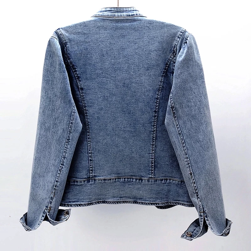 女性 2026 春刺繍デニムジャケット新しいショートジャケッ - Embroidery Cardigan のレビューと価格