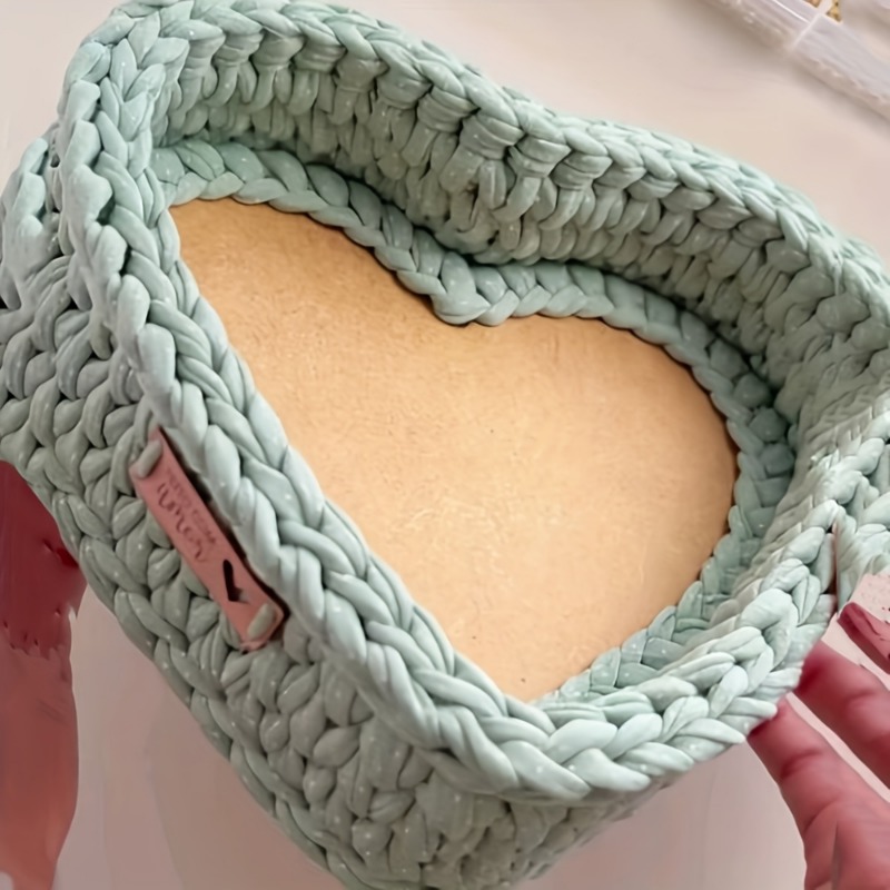 3個入りハート型かぎ針編みバスケットベースプレート、DIYハ - Embroidery Frame のレビューと価格