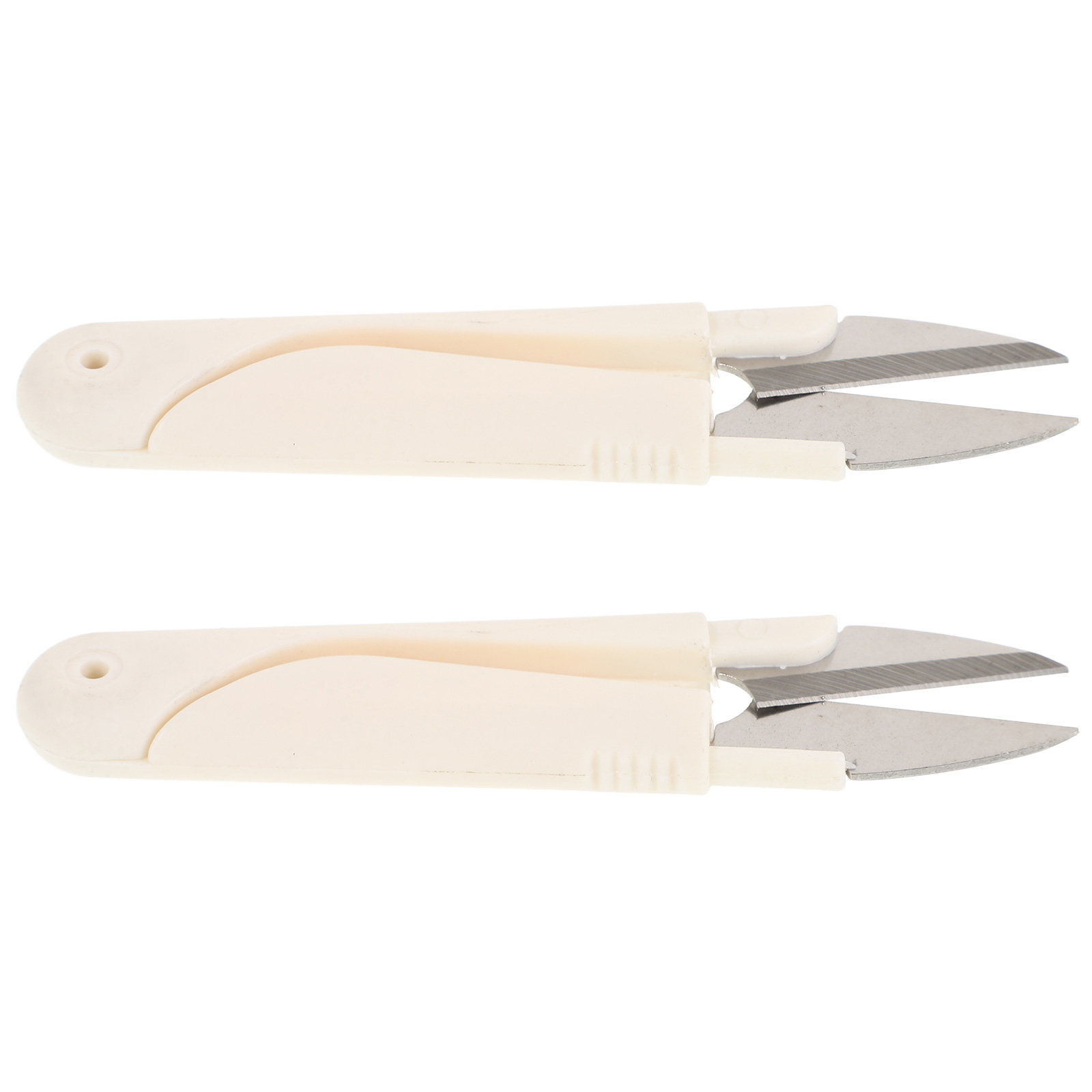 2個入り小型U字型裁縫はさみ、キャップ付きポータブル裁縫道具 - Embroidery Scissors Small のレビューと価格