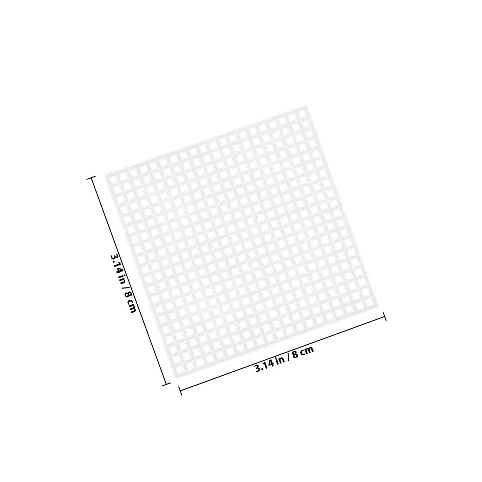 10枚 8x8cm 正方形メッシュシート 耐久性のあるプラス - Embroidery Uniform のレビューと価格