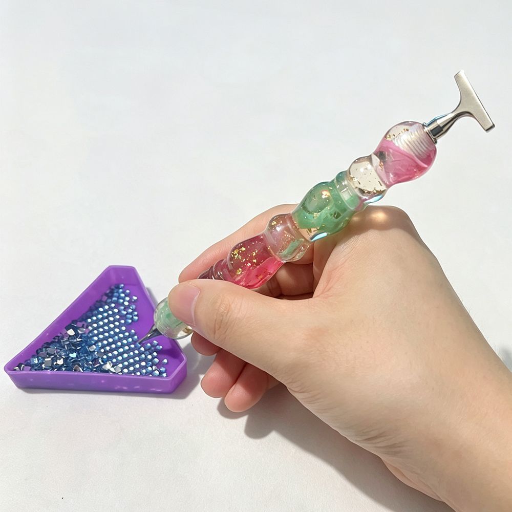 新しい夏の涼感ダイヤモンドペインティングペン金属製ネジ式ペン - Embroidery Service のレビューと価格