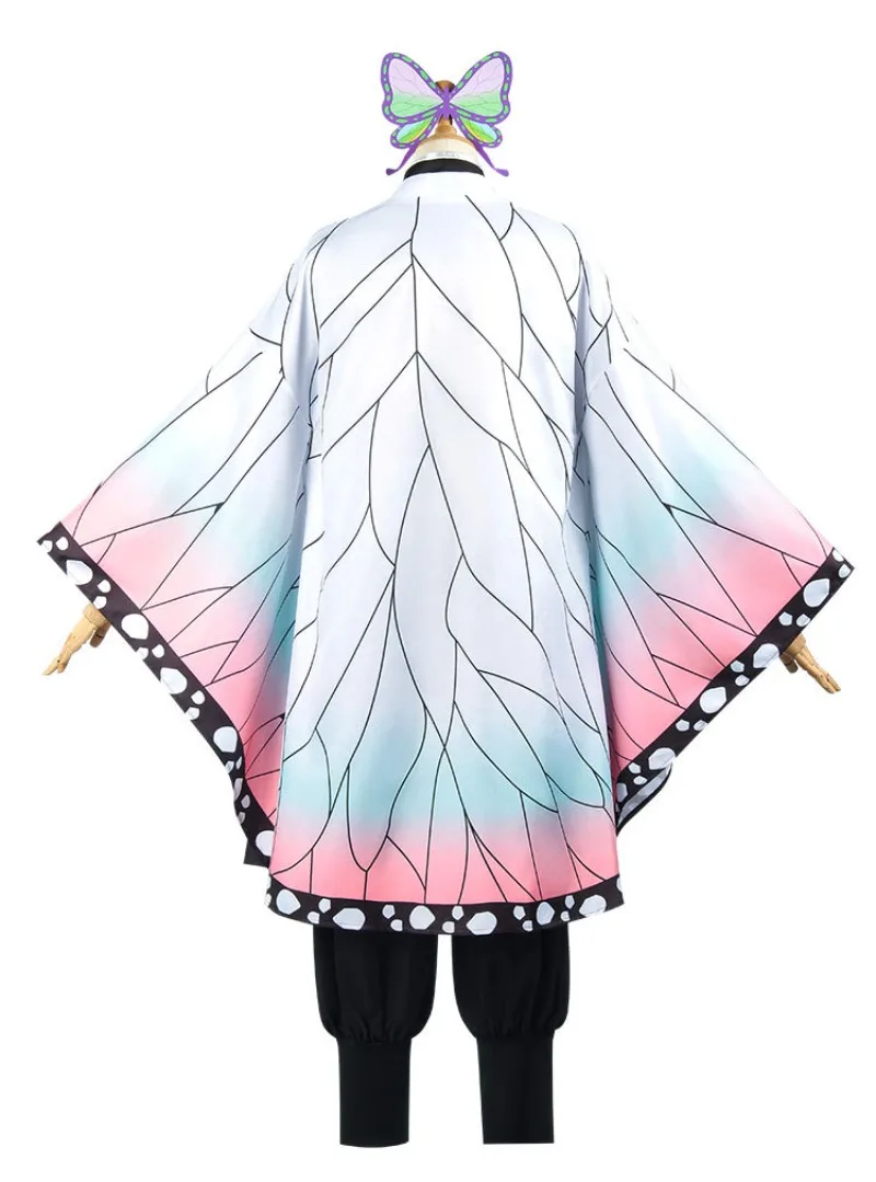 アニメ胡蝶しのぶコスプレ衣装ウィッグ胡蝶かなえ刺繍制服クリス - Embroidery Uniform のレビューと価格
