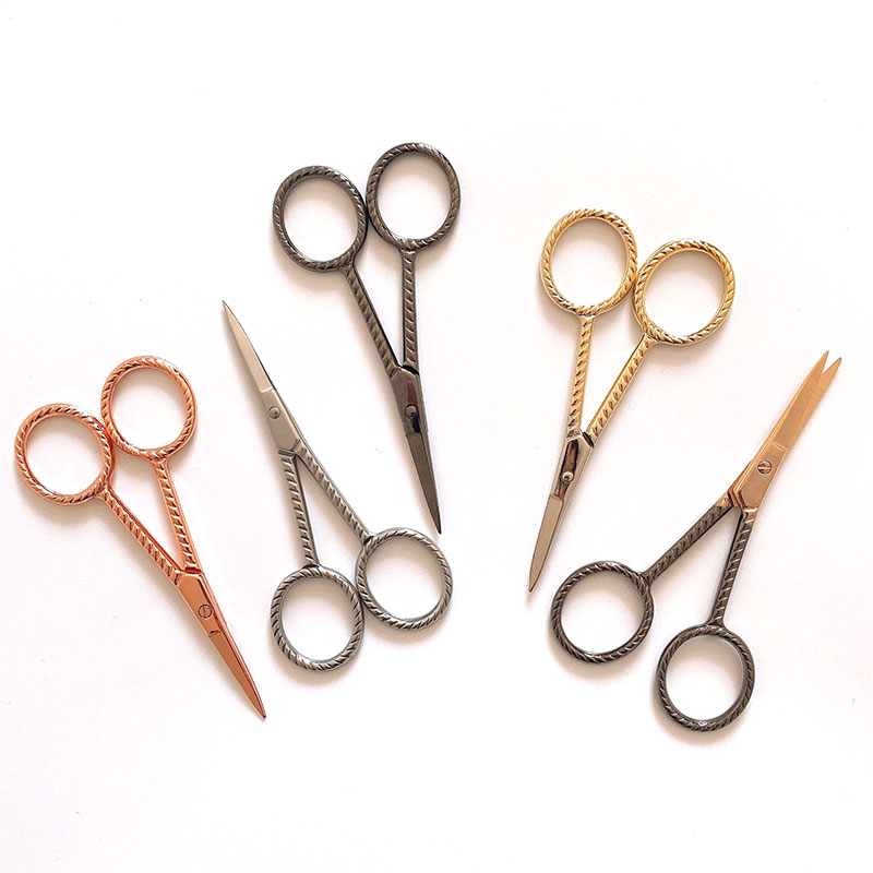 男性用ミニヴィンテージはさみ,10cm,ステンレス鋼,特大, - Embroidery Scissors Small のレビューと価格
