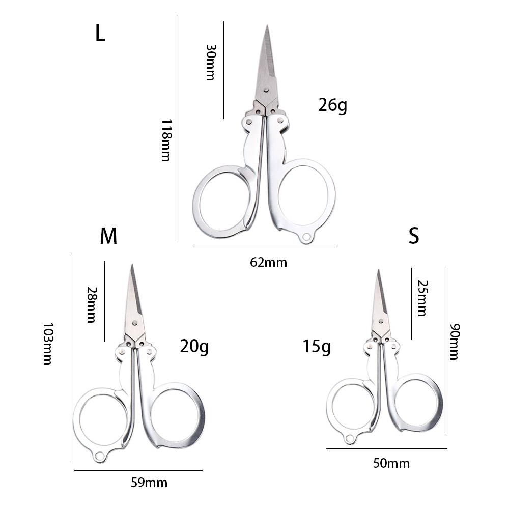 作業用釣りアクセサリー ステンレス鋼 学生用ポケット折りたた - Embroidery Scissors Small のレビューと価格