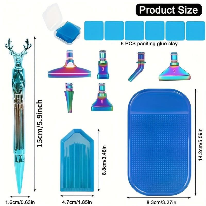 鹿の角の形をしたラインストーンペン、メタルチップ付き、ダイヤ - Embroidery Service のレビューと価格