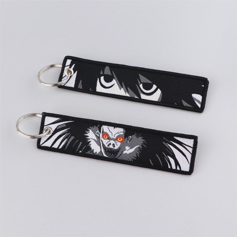 クールなダークミステリーアニメのポートレート刺繍キータグスト - Embroidery Keychain のレビューと価格