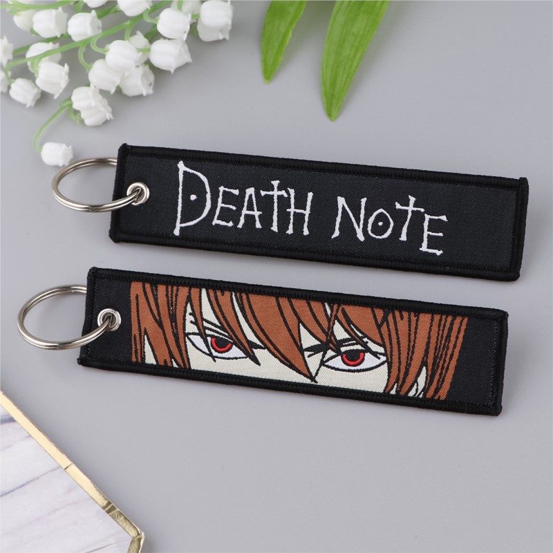 クールなダークミステリーアニメのポートレート刺繍キータグスト - Embroidery Keychain のレビューと価格